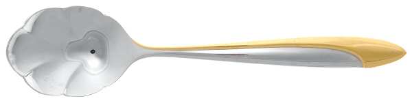Filar-Gold (Stainless, Gold Accent) Sugar Shell Spoon by Yamazaki