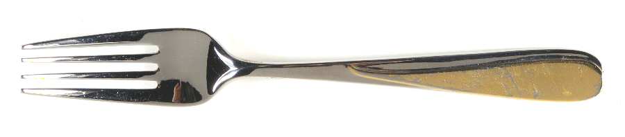 Florian (Stainless-Gold Accent) Individual Salad Fork