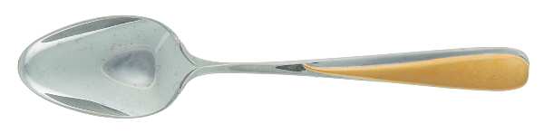 Florian (Stainless-Gold Accent) Five O'Clock Teaspoon