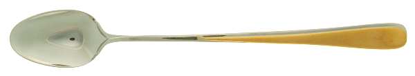 Florian (Stainless-Gold Accent) Iced Tea Spoon