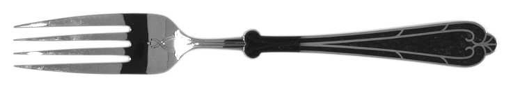 Fortissimo Black (Stainless, Black) Fork