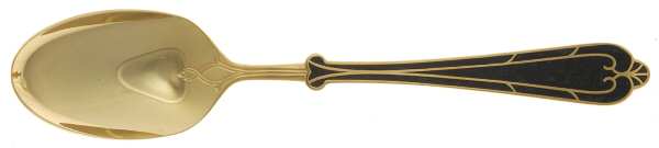 Fortissimo-Black (Gold Electroplate) Place/Oval Soup Spoon