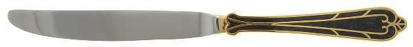 Fortissimo-Black (Gold Electroplate) Modern Hollow Knife