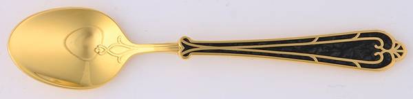 Fortissimo Bone (Gold Electroplate, Bone) Demitasse Spoon