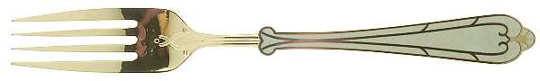 Fortissimo Bone (Gold Electroplate, Bone) Fork