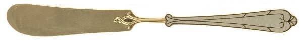 Fortissimo Bone (Gold Electroplate, Bone) Flat Handle Butter Spreader