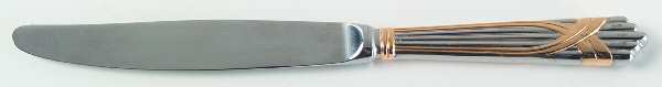 Fortuny (Stainless-Gold Accent) Modern Hollow Knife