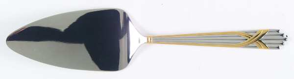 Fortuny (Stainless-Gold Accent) Solid Pastry Server
