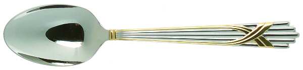 Fortuny (Stainless-Gold Accent) Teaspoon