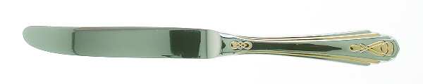 Harlow (Stainless, Gold Accent) Modern Hollow Knife