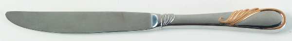 Hilary (Stainless, Gold Accent Modern Hollow Knife