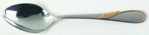 Hilary (Stainless, Gold Accent Place/Oval Soup Spoon