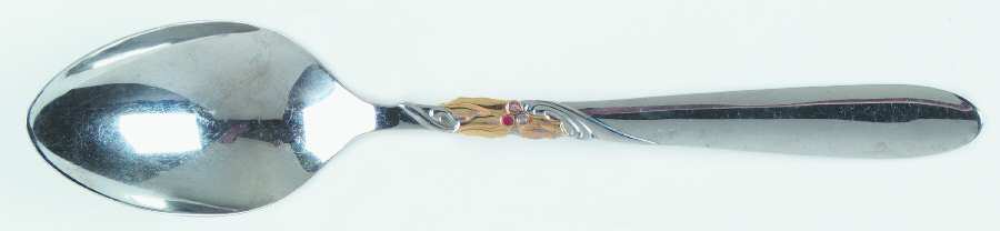 Holiday Bouquet (Stainless) Solid Serving Spoon
