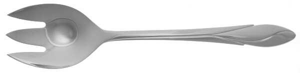 Iris (Stainless, Glossy Finish) Solid Serving Fork