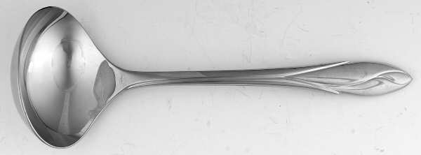 Iris (Stainless, Glossy Finish) Solid Gravy Ladle