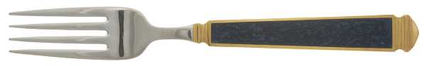 Krystallos-Blue (Stainless, Gold Accent) Individual Salad Fork