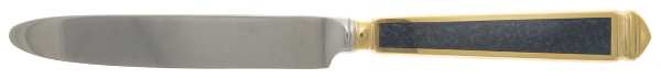 Krystallos-Blue (Stainless, Gold Accent) New French Hollow Knife