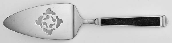 Krystallos-Black (Stainless, Glossy) Solid Pastry Server