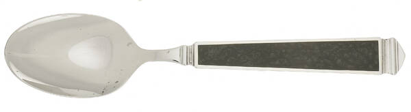 Krystallos-Black (Stainless, Glossy) Teaspoon