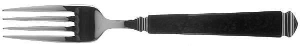 Krystallos-Black (Stainless, Glossy) Individual Salad Fork