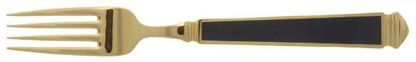 Krystallos-Black (Gold Electroplate) Fork