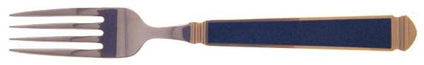 Krystallos-Cobalt Blue (Stainless, Gold Accent) Fork