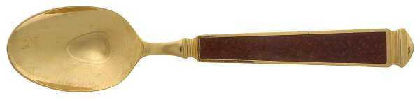 Krystallos-Cinnabar (Gold Electroplate) Teaspoon
