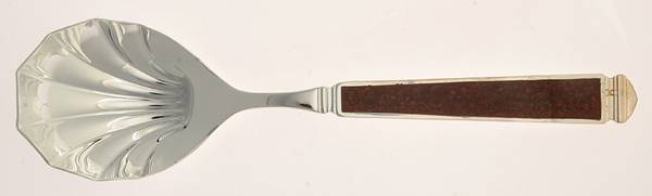 Krystallos-Cinnabar (Silverplate) Solid Serving Spoon
