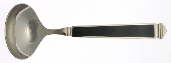 Krystallos-Malachite (Stainless) Solid Gravy Ladle