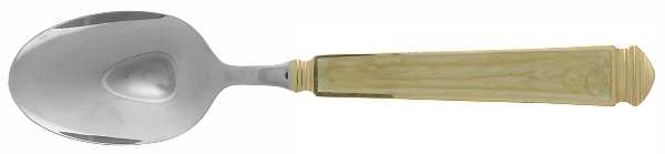 Krystallos-Pearl (Stainless, Gold Accent) Teaspoon