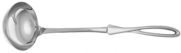 L'Fleur (Stainless, Glossy) Soup Ladle with Stainless Bowl HC