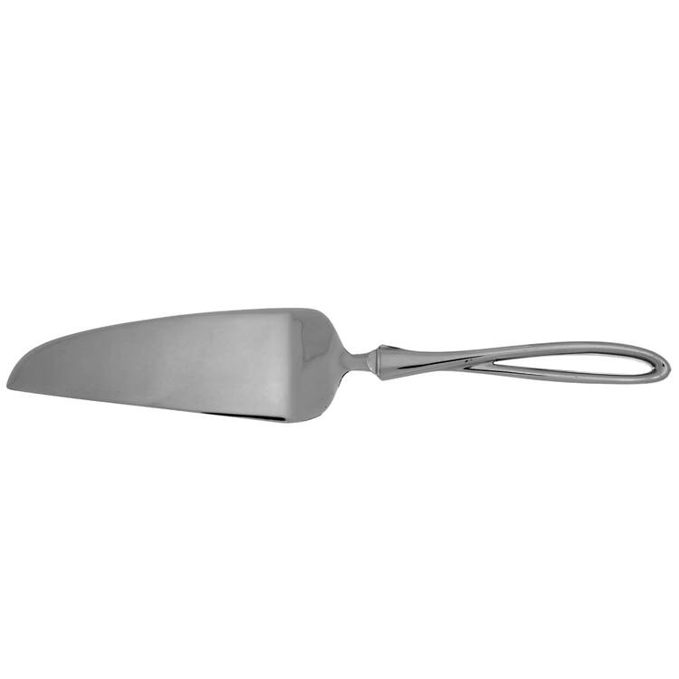 L'Fleur (Stainless, Glossy) Pie and Cake Server with Stainless Blade HC