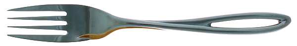 L'Fleur-Gold (Stainless, Gold Accent) Individual Salad Fork
