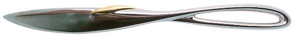 L'Fleur-Gold (Stainless, Gold Accent) Modern Solid Knife