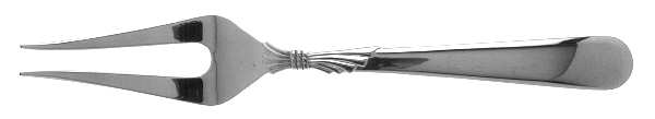 Lindi (Stainless-Glossy Finish) Medium Solid Cold Meat Serving Fork