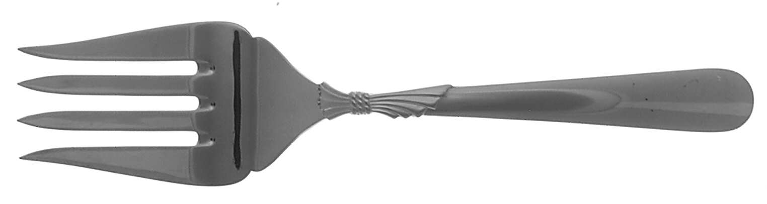 Lindi (Stainless-Glossy Finish) Solid Serving Fork