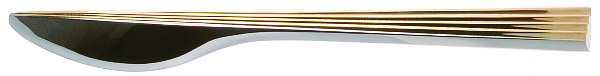 Linear-Gold (Stainless, Gold Accent) Modern Solid Knife