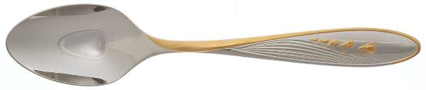 Lily of The Valley-Gold (Stainless, Goldac) Place/Oval Soup Spoon