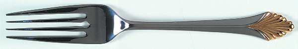 Monique Gold (Stainless-Gold Accent) Individual Salad Fork