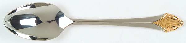Monique Gold (Stainless-Gold Accent) Tablespoon (Serving Spoon)