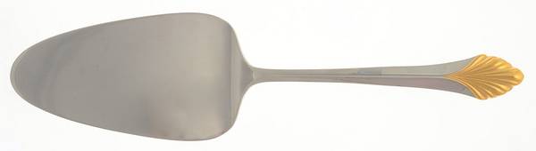 Monique Gold (Stainless-Gold Accent) Solid Pastry Server