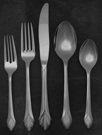 Monique (Stainless) 5 Piece Place Setting