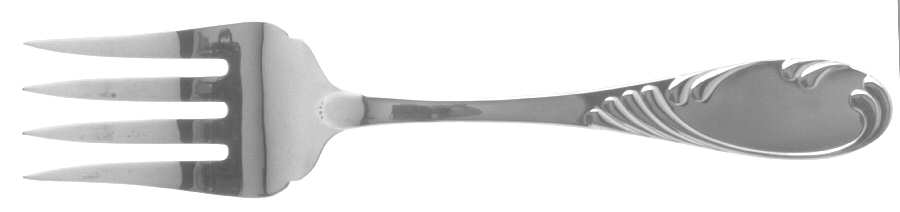 Nicole (Stainless) Solid Serving Fork