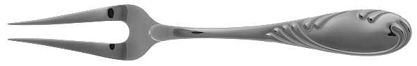 Nicole (Stainless) Medium Solid Cold Meat Serving Fork