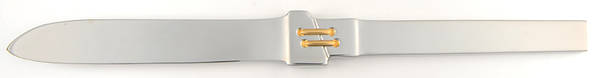 Odyssey-Gold (Stainless, Gold Accent) Modern Solid Knife