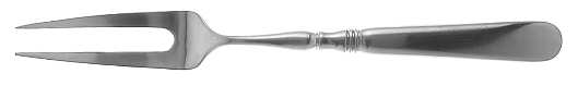 Old Denmark (Stainless) Large Solid Cold Meat Serving Fork