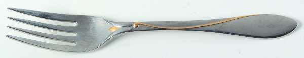Raceme (Stainless, Gold Accent) Individual Salad Fork