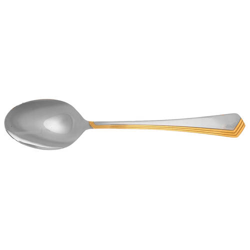 Ramona Gold (Stainless) Place/Oval Soup Spoon