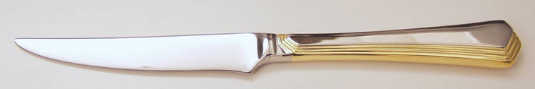 Ramona Gold (Stainless) Individual Steak Knife Hollow Handle