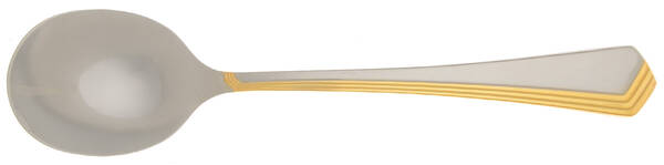 Ramona Gold (Stainless) Round Bowl Soup Spoon (Cream Soup) HC